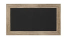 DESIGNOVATION BEATRICE CHALKBOARD 13"X23" MEMO BOARD - RUSTIC BROWN - Like New