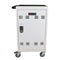 GENERIC MOBILE CHARGING CART, 30-DEVICE CABINET TABLETS, LAPTOPS - ANTIQUE WHITE - Like New