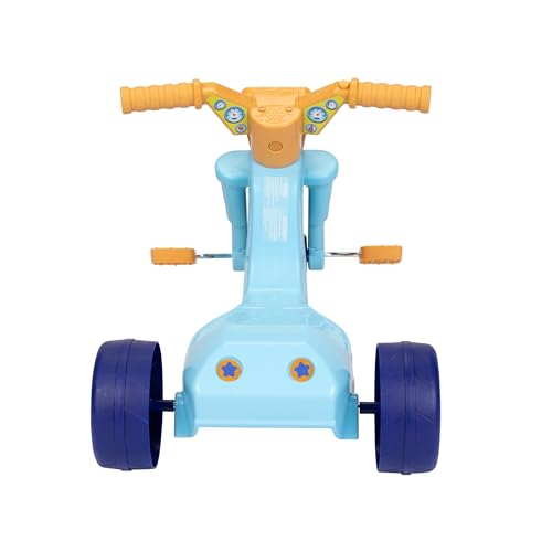BLUEY KIDS RIDE-ON 10" FLY WHEELS JUNIOR CRUISER TRICYCLE SOUNDS MULTICOLOR - Like New