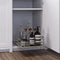 HOME ZONE LIVING ONE TIER PULL OUT CABINET , 1 TIER, 14”W x 21”L, SATIN NICKE - Like New