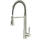 SOKA SINGLE HANDLE KITCHEN PULL DOWN FAUCET WITH SPARYER FIT SK5001NY - NICKEL - Like New