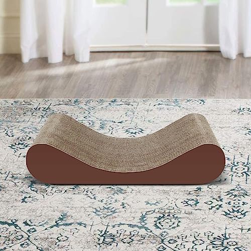 FLUFFYDREAM BONE CAT SCRATCHER CARDBOARD LOUNGE BED CAT BEDS - BONE - Brand New