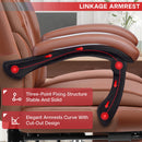 FELIXKING BIG & TALL HIGH-BACK LEATHER OFFICE CHAIR WITH - Scratch & Dent