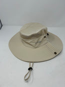 FURTALK SUN HATS FOR WOMEN UV PROTECTION WIDE BRIM PONYTAIL HIKING HAT - BEIGE - Like New