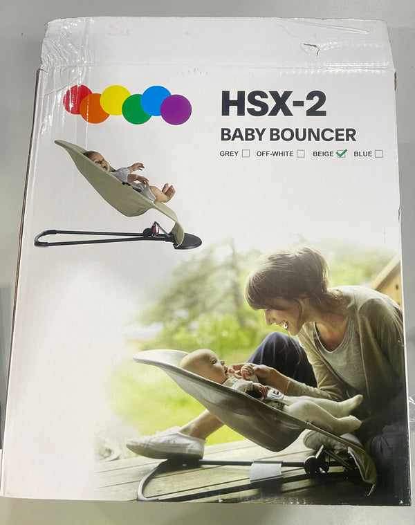 HSX-2 BABY BOUNCER - BEIGE - Like New