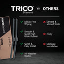 TRICO Gold 22" + 21" Premium Automotive Replacement Windshield Wiper Blades - Brand New