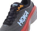 1123202 HOKA ONE ONE Bondi 8 Mens Shoes Anthracite/Castlerock Size 8.5 Like New