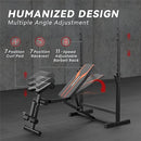 PROFIHANTEL OLYMPIC WORKOUT BENCH BENCH PRESS MULTI FUNCTIONAL HOME GYM - BLACK - Like New