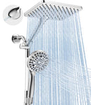 MAKEFIT EXCLUSIVE DUAL SHOWER HEAD WITH HANDHELD COMBO DSS1580 - CHROME - Like New