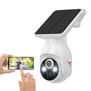 GLOW POP 1080P SECURITY CAMERA WIRELESS WITH SOLAR PANEL2.4G WIFI - WHITE - Like New