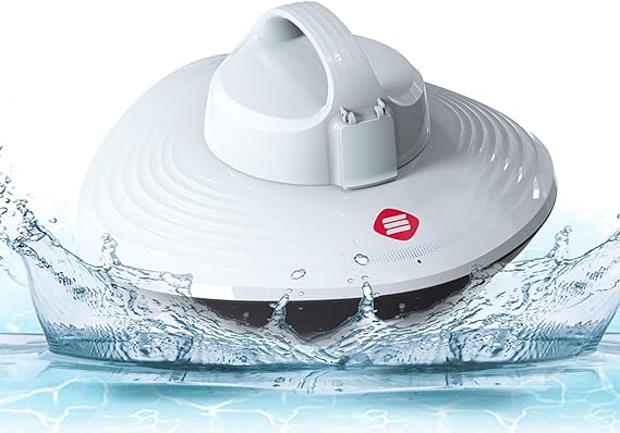 Grennix Cordless Pool Vacuum Above Ground Pool & Inground Swimming Pool - WHITE - Like New