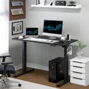 FLEXISPOT STANDING DESK WITH 48 X 24” ONE-PIECE DESKTOP FOR OFFICE - BLACK - Like New