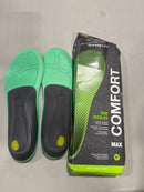 SUPERFEET RUN SUPPORT HIGH ARCH INSOLES 9.5-11 MEN / 10.5-12 WOMEN - CITRON - Like New