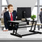 SORBUS SIT-TO-STAND MONITOR RISER DESK - BLACK - Like New