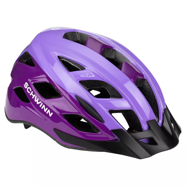 SCHWINN DASH KIDS' HELMET FITS YOUTH AGES 8-14 - PURPLE/LAVENDER - Brand New