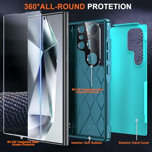 for Samsung Galaxy S24 Ultra Case,[15 FT Military Grade Drop Protection] New