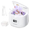 VIVIZEN ULTRASONIC RETAINER CLEANER SONIC DENTAL CLEANING POD SJ-W7-WHT - White - Like New