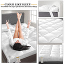 1400 GSM Extra Thick King Mattress Topper Cooling Pillow Top Mattress Topper - Brand New