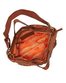 LUCKY BRAND DAWN WOVEN TOTE DARK BROWN - DARK BROWN - Brand New