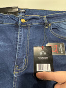 BLU ROCK DENIM MENS DENIM FLEX COMFORT STRETCH - SIZE: MEN 38X31 - DARK WASH - Brand New