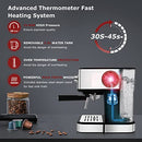 Bonsenkitchen Espresso Machine 15 Bar Coffee Machine Foaming Milk Frother Wand - Brand New