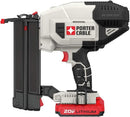 PORTER-CABLE 20V MAX 18 Gauge Brad Nailer Kit Battery/Charger PCC790LA - White - Like New