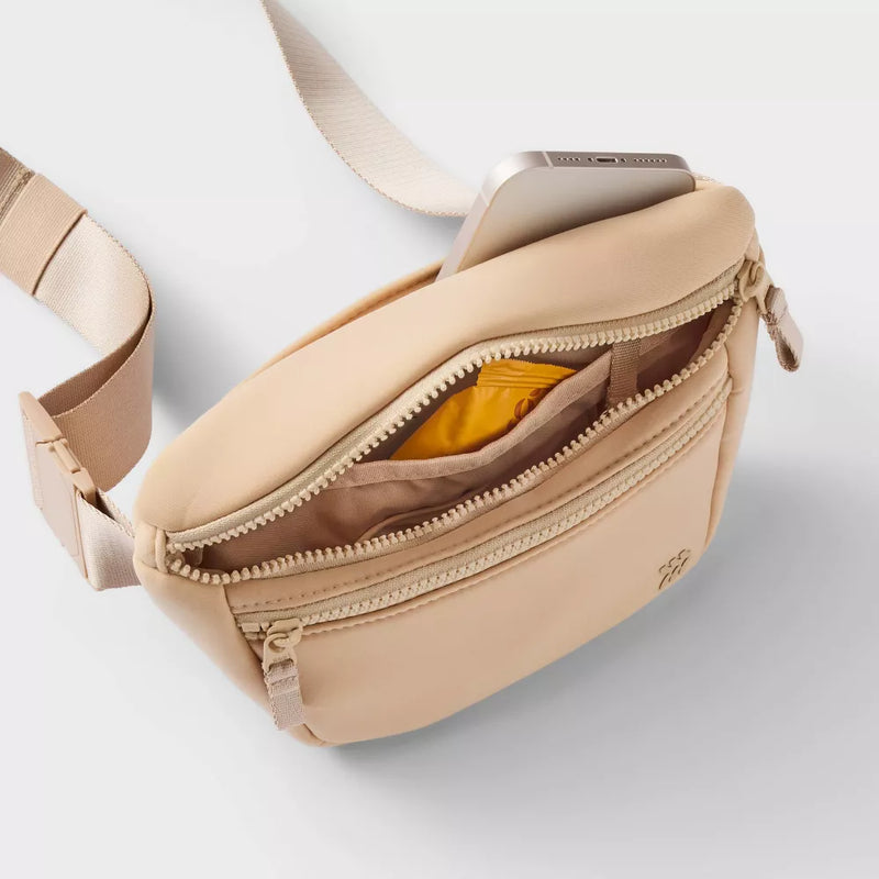 ALL IN MOTION PREMIUM BELT BAG - CREAM - Brand New