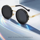ND2 ADJUSTABLE DIMMING GLASSES 9 LEVEL ND FILTER POLARIZED . - BLACK/GOLD - Like New