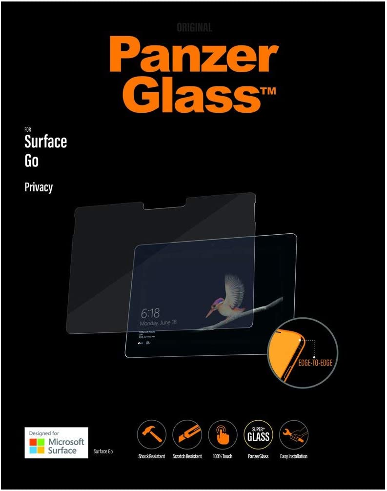 PanzerGlass PRIVACY Screen Protector for Microsoft Surface Go 6255 New