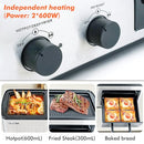 WOOD-IT NEWEST 4 IN 1 HOT POT ELECTRIC WITH GRILL AND FRYING BASKET - SILVER - Like New