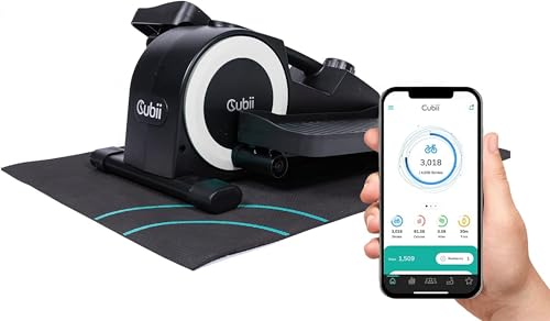 CUBII JR1+ UNDER DESK ELLIPTICAL MACHINE NON SLIP MAT - BLACK - Like New