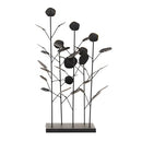 deco 79 Metal Leaf Decorative Sculpture Home Decor Statue - Black - Brand New