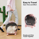VETRESKA Pet Carrier with 1 Stickers and 2 Mats, Pink Pet - Like New