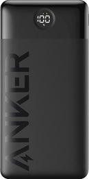 ANKER - POWER BANK (20,000MAH, 15W, 2-PORT) - BLACK - Like New
