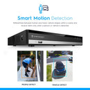 AMCREST 5MP ULTRAHD 8 CHANNEL DVR SECURITY CAMERA SYSTEM RECORDER - Black - Like New