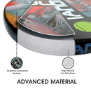 IANONI BEACH TENNIS PADDLE TENNIS RACKET CARBON FIBER EVA MEMORY FOAM - BLACK - Like New