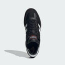 ADIDAS SAMBA INDOOR SOCCER SHOES SIZE: M 5 W 6 CORE BLACK/CLOUD WHITE/VIVID RED - Like New