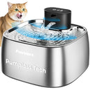 PAWTNERS PUMPLESS AUTOMATIC PET WATER FOUNTAIN STAINLESS STEEL - Scratch & Dent