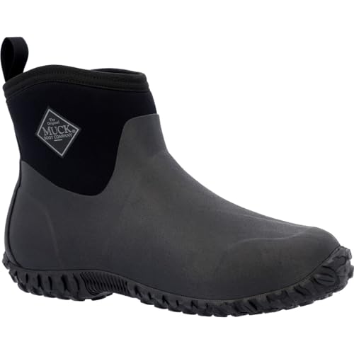 M2A000 - MUCK BOOT MENS MUCKSTER II WATERPROOF BOOTS - BLACK - SIZE 8M - Like New