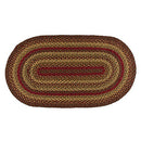 IHF Home Decor Cinnamon Design Braided Area Rug - 20 x 30 Inch - Brand New