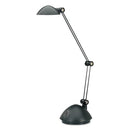 ALERA ALE TWIN-ARM TASK LED LAMP W/USB PORT 18 1/2" HIGH - BLACK - Like New