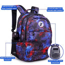 J WORLD NEW YORK CORNELIA MIDDLE SCHOOL BACKPACK LAPTOP BOOKBAG - GALAXY - Like New