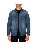 BLU ROCK MEN'S REGULAR-FIT CLASSIC DENIM JACKET - SIZE: MEN XL - DARK WASH - Brand New