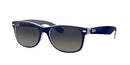 RAY-BAN RB2132 NEW WAYFARER GRADIENT SQUARE SUNGLASSES, 55MM, NON-POLARIZED - Like New