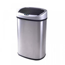 FDW KITCHEN TRASH CAN WITH LID BRUSHED STAINLESS STEEL RECTANGULAR TC-1350R - Like New