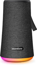 Soundcore A3162 Flare+ Portable 360 Bluetooth Speaker Passive Radiators - Black Like New