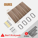 POTRAS Floating Shelves for Bedroom Rustic Wood Wall 4 Pack B09T2DFGKQ - Brown - Brand New
