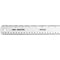 WESTCOTT ENGLISH AND METRIC SHATTERPROOF RULER, 12" - CLEAR - Brand New