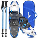 NineTrees 3-in-1 Xtreme Lightweight Terrain Snowshoes, Sizes 14/21/25/27/30" - Like New