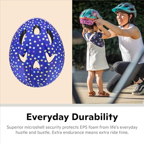 SCHWINN CLASSIC TODDLER AND BABY BIKE HELMET DIAL FIT EXTENDED, INFANT - PURPLE - Brand New